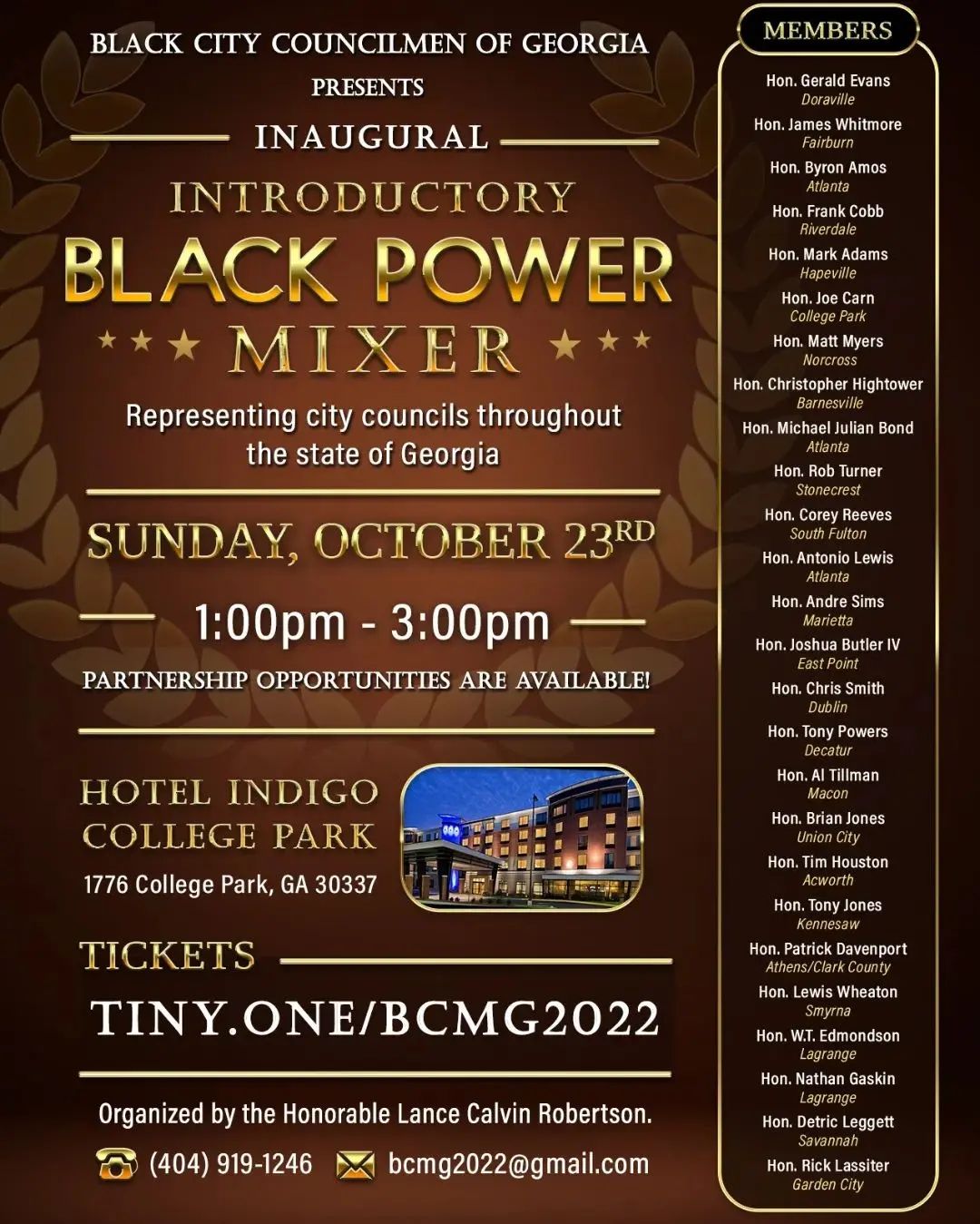 Reposted from @eastpointcitycouncilmanlance You are invited https://tiny.one/BCMG2022 Click link.above for more info https://tiny.one/BCMG2022