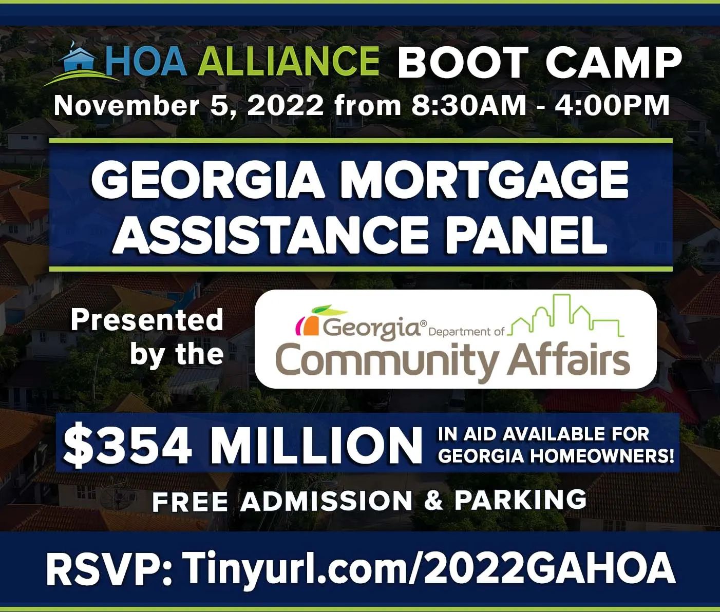 Come learn how to get mortgage assistance feom the State of Georgia. $354 million !vailable for Georfia homeowners for help with past due mortgagea, past due BOA dues and past due urilities. #mycommunitymatters #HOAAssociations #HOABoard #hoa #condo #realtor