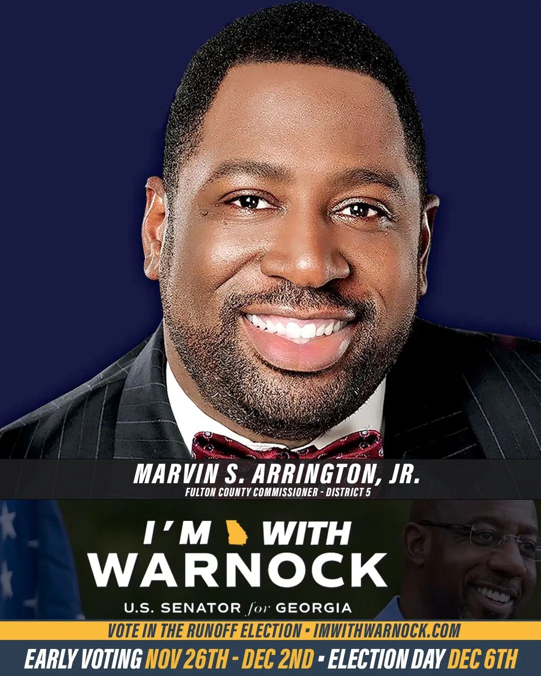 Lets Go Georgia. STAKES ARE HIGH. Reverend Senator @raphaelwarnock for U.S. Senate.