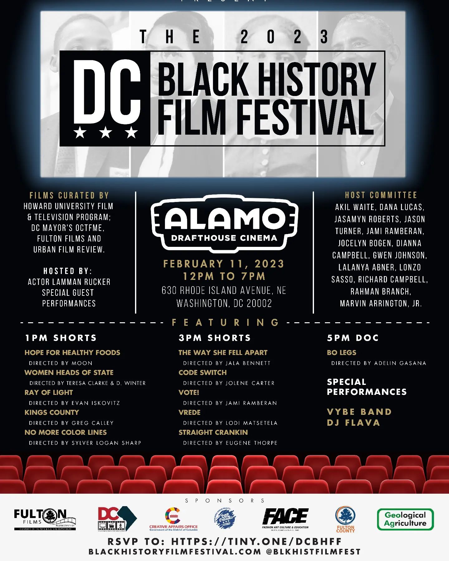 2023 @blkhistfilmfest @202creates @entertain_dc @fultonfilmsga @lammanruckerofficial