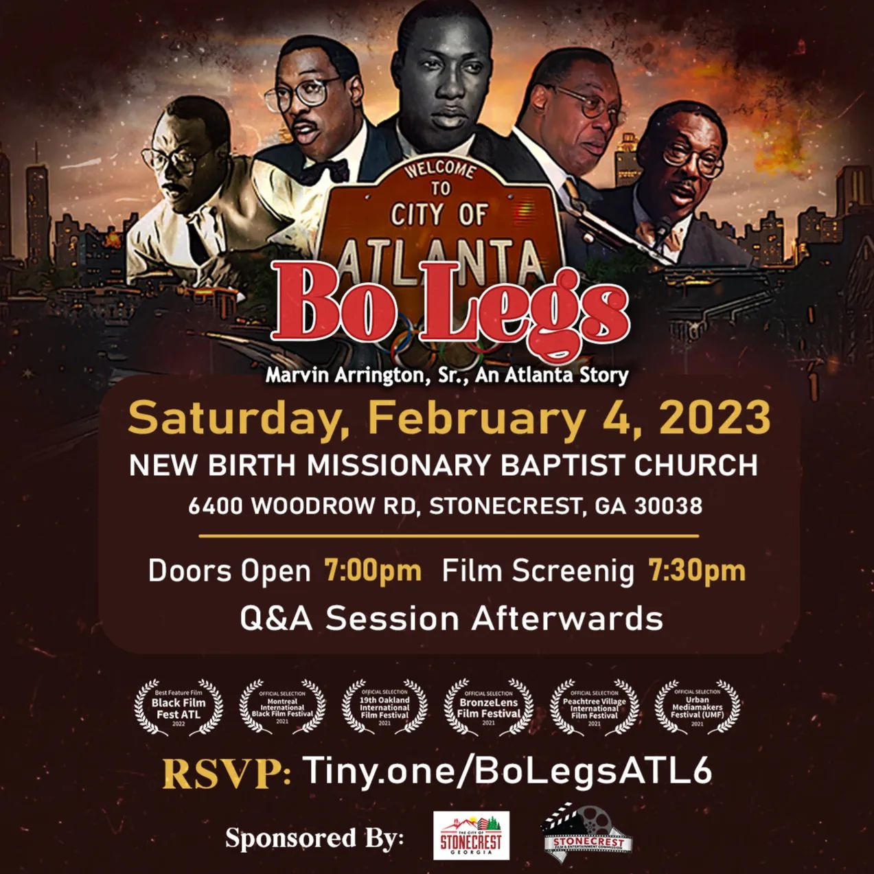 Tonight, tonight, tonight in my Phik Collins voice. @newbirthmbc @jamalhbryant @cityofstonecrest @montyross95 #BoLegs #BoLegsFilm #MarvinArringtonSr #OldAtlanta #Legacy #ATL #Atlanta #History #BlackHistory #Cinema #BlackCinema #BuyBlackMovies #FilmCommunity #FilmEdit #Film #Director #Georgia #Feature #IndieFilm #Documentary #Production #FilmisNotDead #Viewing #Independent #Indiefilm #Premiere #Streaming #SWATS #BlackHistoryMonth