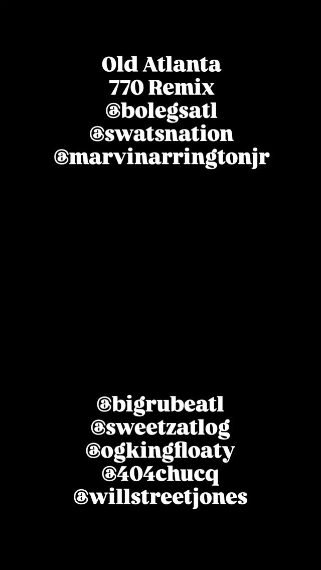 🚨🎶 ATL STAND UP! 🎶🚨 The 770 Remix of OLD ATLANTA is OUT NOW on YouTube! 🔥 From Stone Mountain to Gwinnett, this one’s for everybody reppin’ the 770! @willstreetjones @bigrubeatl @sweetzatlog @ogkingfloaty @404chucq This year we’ve been bringing the city together remix by remix: 📍 404 Remix – April 4th 📍 85 Remix – June 13th 📍 285 Remix – June 27th 📍 20 Remix – July 11th 📍 75 Remix – July 25th 📍 New Atlanta Remix – August 8th Now it’s time for the 770 to shine ➡️ and we’re not done yet… 💿 The OLD ATLANTA MEGAMIX drops SEPTEMBER 5th! You don’t want to miss it! 📺 @bolegsatl documentary streaming everywhere #OldAtlanta #770Remix #AtlantaHipHop #SwatsNation #FultonForward #atlanta #atl #OldAtlantaMegaMix #bolegs