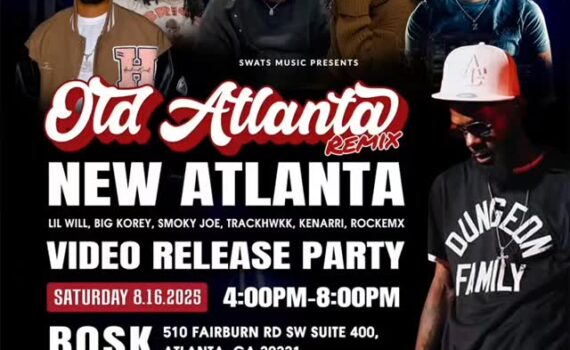 🚨🎬 VIDEO PREMIERE ALERT! 🎬🚨 SWATS Music presents… Old Atlanta Remix – NEW ATLANTA featuring Lil Will @willstreetjones, Big Korey @bigkorey, Smoky Joe @iamsmokyjoe, Trackwhkk @trackhwkk , Kenarri @itskenarri, Rockemx @1rockemx 📅 Saturday, 8.16.2025 🕓 4:00 PM – 8:00 PM 📍 BOSK – 510 Fairburn Rd SW, Suite 400, Atlanta, GA 30331 🎧 Music by DJ Jelly 🎶 💥 Come vibe, celebrate, and be part of ATL music history. @boskatl 🔥 Pull up, turn up, and let’s show the world the New Atlanta energy! Producer @queuebeats Label @swatsnation Video @stayfreshatl PR @Tiaculver #OldAtlantaRemix #NewAtlanta #VideoReleaseParty #ATLMusic #SWATSMusic #DJJelly #DungeonFamily #BoLegsSoundtrack #oldatlanta #OldAtlantaMegaMix #atlanta #atl