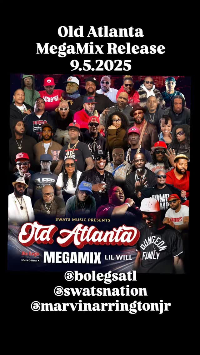🔥 ONE WEEK AWAY 🔥 The OLD ATLANTA MEGAMIX drops September 5th! 🚨 From the 404, 85, 285, 20, 75, New Atlanta to the 770 remixes, we’ve taken you through every remix — now ALL of Atlanta comes together on ONE track. 📀 OLD ATLANTA 🎶 The anthem for the culture. The soundtrack for the city. From the @bolegsatl "Bo Legs: Marvin Arrington, Sr., An Atlanta Story" — this track is a tribute to the city that shaped hip-hop and history. 🔥 “Old Atlanta” is now streaming on all major platforms! 🎧 Listen now on: Spotify • Apple Music • Tidal • YouTube • Amazon Music & more! 💿 Featuring ATL legends: Tap the link in bio or search "Old Atlanta" wherever you stream music. This is history in the making. 👀 Stay locked. ATL, it’s almost time. #OldAtlanta #MegaMix #ATLHipHop #SWATSNation #bolegs #atlanta #atl #OldAtlantaMegaMix #swatsmusic #oldatlantamegamix #ATLMusic #BoLegsMovie #ATLHipHop #SouthernLegends #NowStreaming #SupportLocalMusic #AtlantaDocumentary