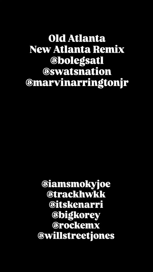 Live an old atlanta Lifestyle on the run Bury me in Old Atlanta Where the time was fun I can't rewind time but The Old Atlanta won @iamsmokyjoe Old Atlanta New Atlanta remix @iamsmokyjoe @trackhwkk @itskenarri @bigkorey @1rockemx #oldatlanta #atlanta #atl #bolegs #bolegsatl #swats #swatsnation