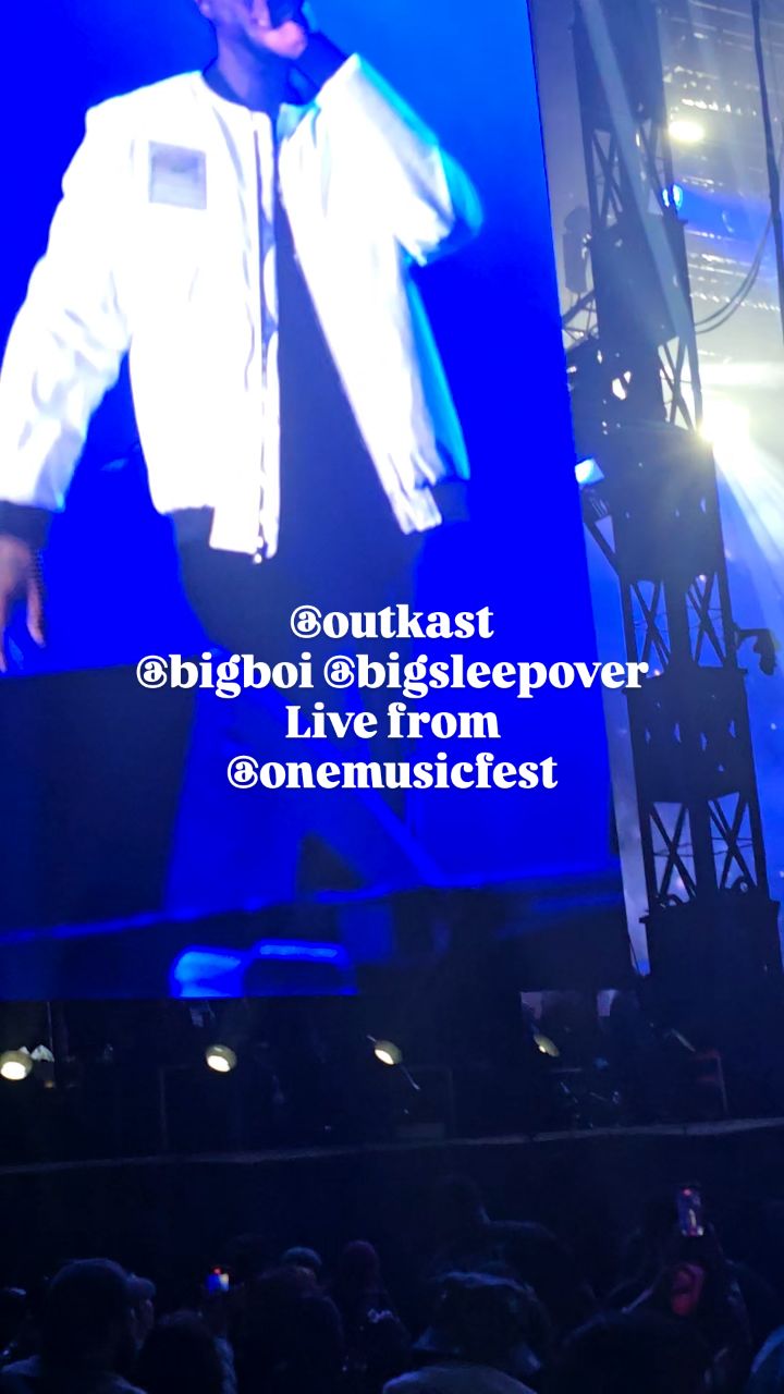 @outkast @bigboi @bigsleepiver @dungeonfamily Live @onemusicfest #outkast #bigboi #sleepybrown #onemusicfest #dungeonfamily #oldatlanta #wedf #atlanta #atl #swatsnation
