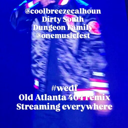 Cool Breeze Lead off the Dungeon Family set @onemusicfest The Dirty South #coolbreeze #dirtysouth #dungeonfamily #wedf #oldatlanta