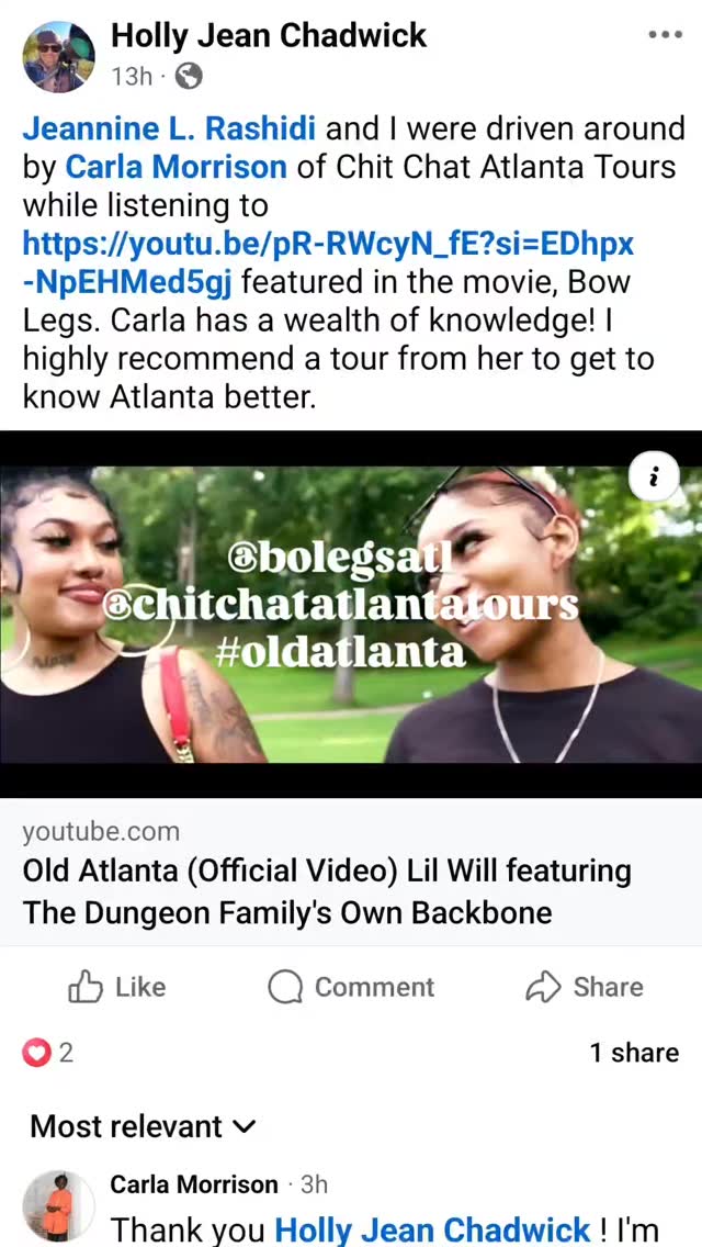 Thank you @chitchatatlantatours for featuring Old Atlanta on your tours. @bolegsatl @marvinarringtonjr #oldatlanta #atlanta #atl #chitchatatlantatours
