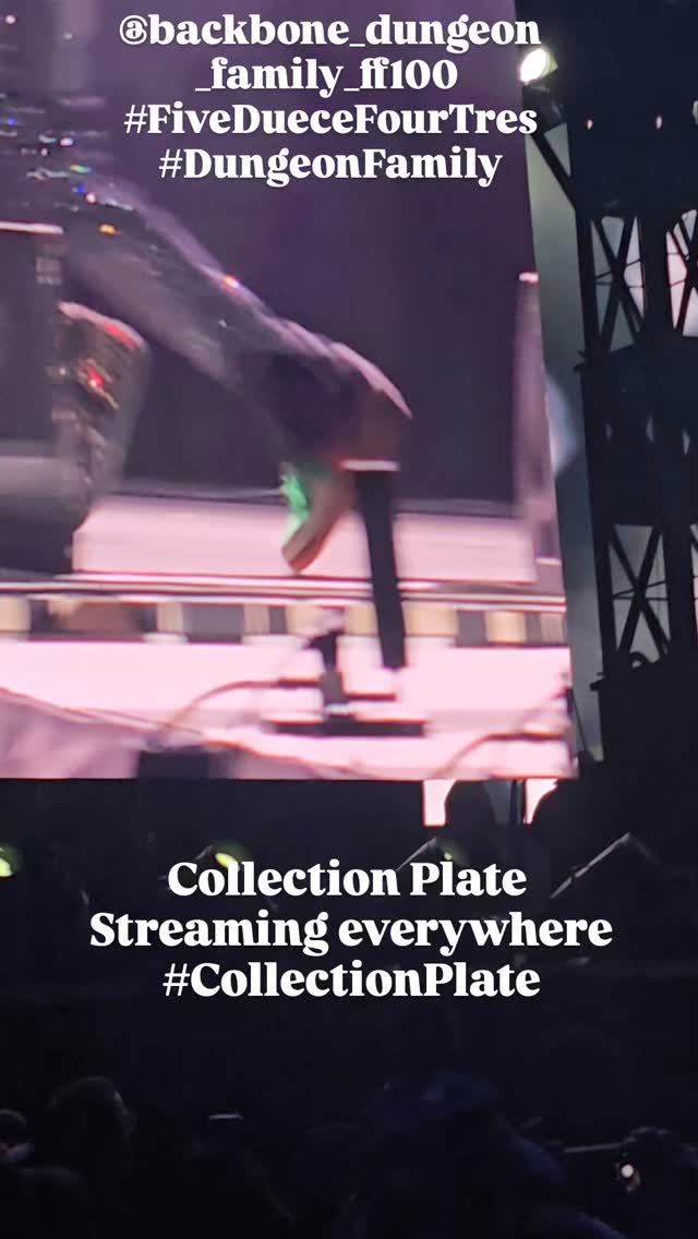 The Dungeon Family's Own Backbone @backbonedungeonfamilyff100 Live from @onemusicfest Collection Plate Out Now! Streaming on all platforms. #collectionplate #dungeonfamily #backbone #wedf #swats #oldatlanta