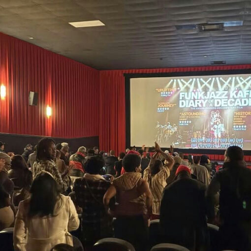 The recent screening of FunkJazz Kafé was an emotional celebration of music and history, leaving attendees captivated and inspired. The community came together to applaud unforgettable performances and insightful discussions, making it a night to remember. A heartfelt thanks to all who attended and contributed to the success of this cultural phenomenon! Media Credit: FunkJazz Kafé